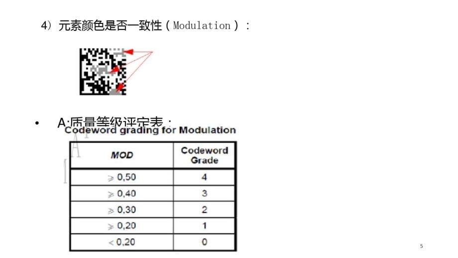 DataMatrix码等级报告PPT课件_第5页