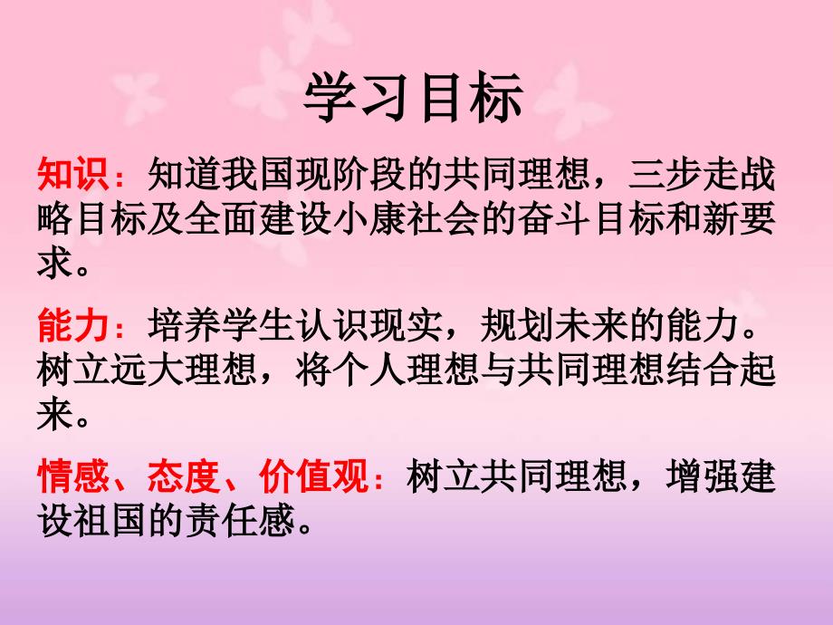 鲁教版九年级第四单元第十课第一项目共同理想_共同使命（共25张PPT）_第2页