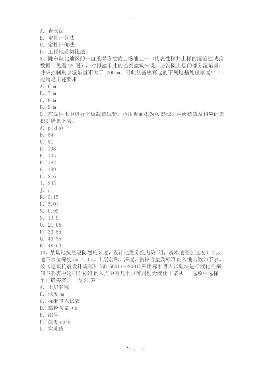 2015年江苏省注册土木工程师：港口与航道工程模拟试题_第2页