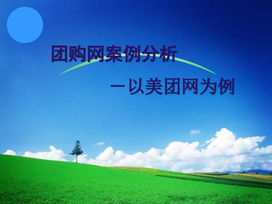 团购网案例分析以美团网为例幻灯片_第1页
