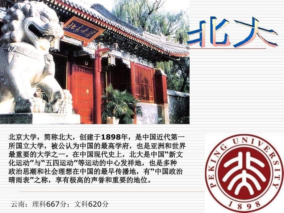 中国名牌大学简介主题班会_第5页