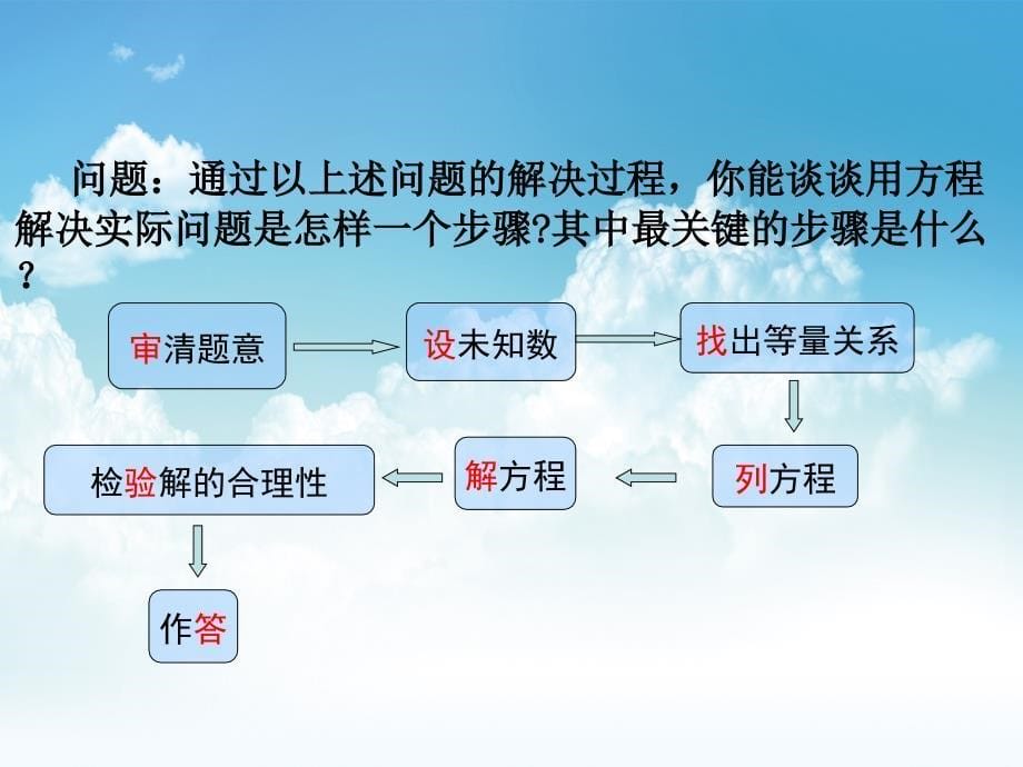 最新湘教版七年级数学上册课件：3.4 一元一次方程模型的应用_第5页