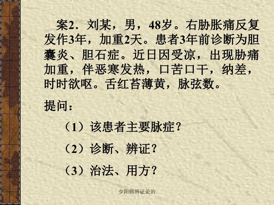 少阳病辨证论治课件_第3页