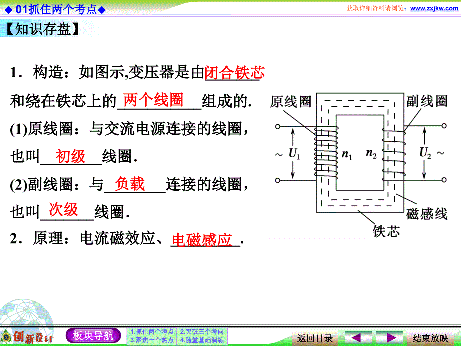 高中物理选修3第2讲变压器电能的输送_第4页