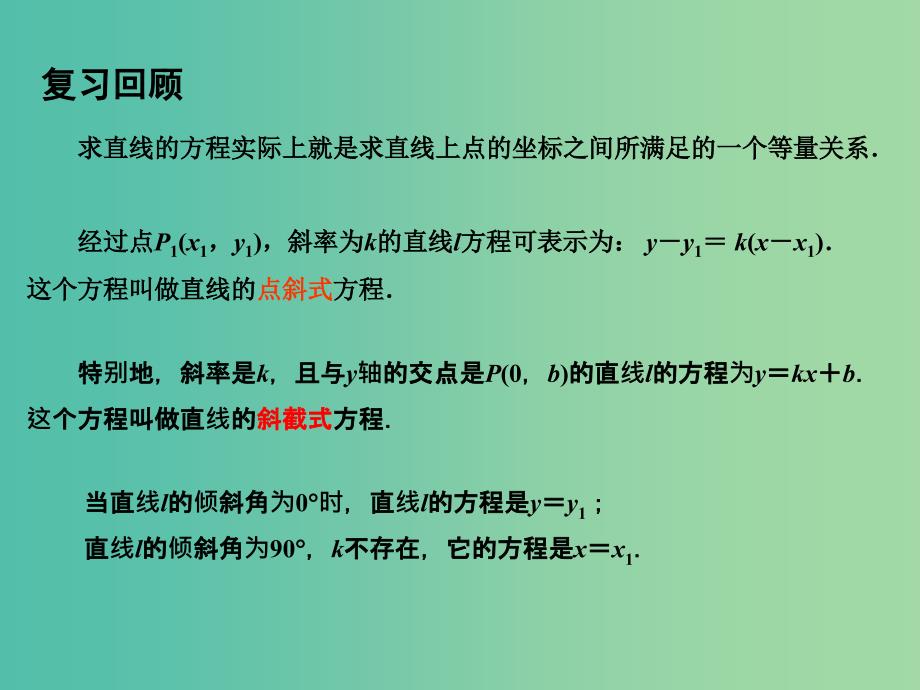 高中数学 2.1.2直线的方程（2）课件 苏教版必修2.ppt_第2页