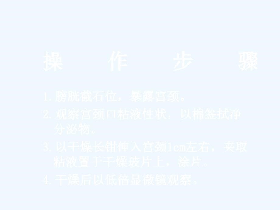 颈粘液检查.ppt医学课件_第5页