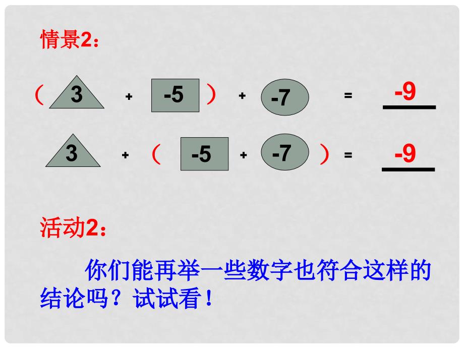 江苏省镇江市句容市华阳镇七年级数学上册 2.5 有理数的加法与减法（2）课件 （新版）苏科版_第3页