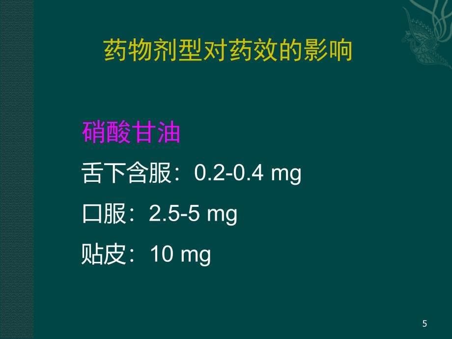 药物吸收影响因素 ppt课件_第5页