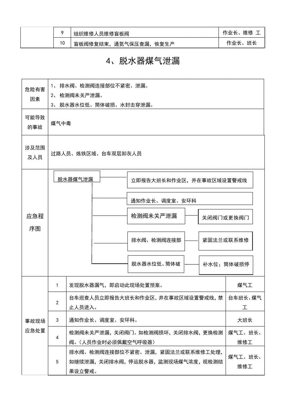 煤气岗位应急处置措施_第5页