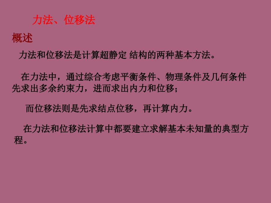 第六章超静定结构内力计算ppt课件_第4页