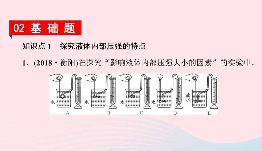 八年级物理下册8.2研究液体的压强第1课时研究液体的压强课件新粤教沪1_第5页