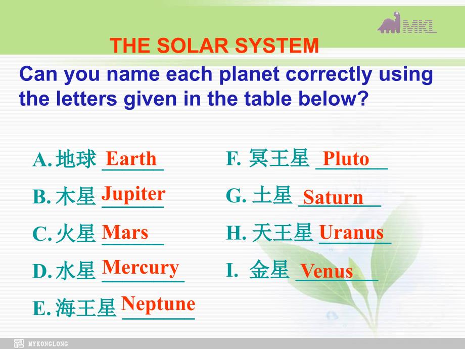 必修三 4.1Unit 4 Astronomy_第3页