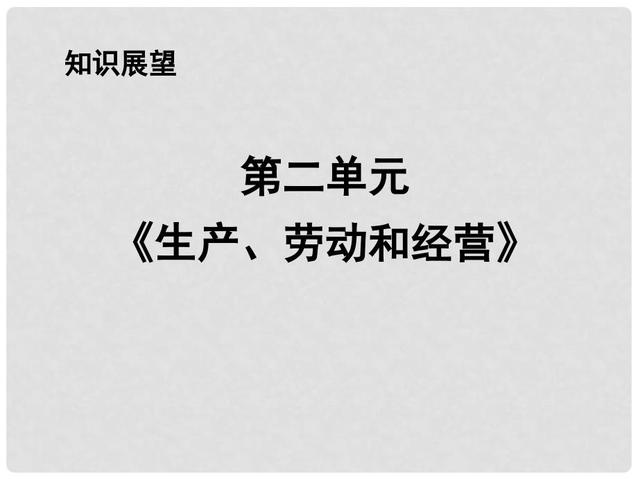 广东省广州市培才高级中学高中政治《4.1发展生产 满足消费》课件 新人教版必修1_第2页