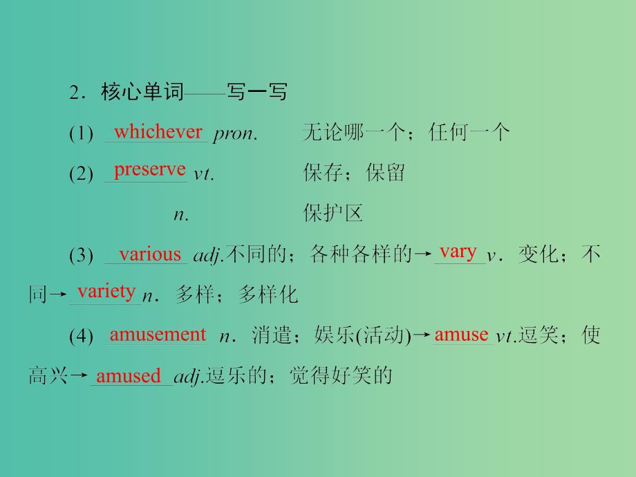 高考英语大一轮复习第1部分模块复习方略Unit5Themeparks课件新人教版.ppt_第4页