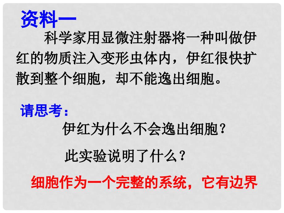 辽宁省沈阳市辽中县第一私立高级中学高中生物 第3章 第1节 细胞膜 系统的边界课件 新人教版必修1_第3页