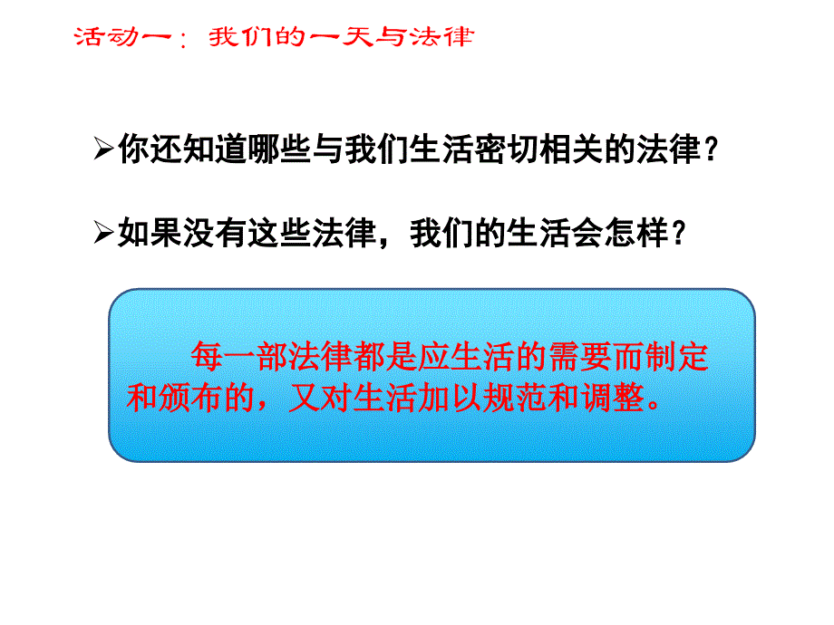 七年级道德与法治下册第四单元走进法治天地第九课法律在我们身边第1框生活需要法律课件1新人教版_第4页