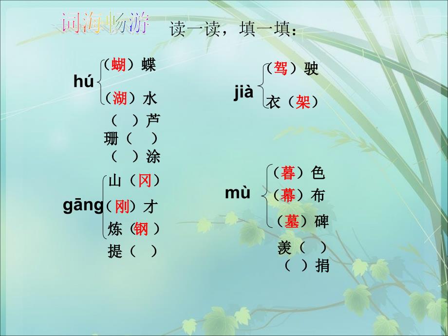 语文S版四年级下语文百花园二_第3页