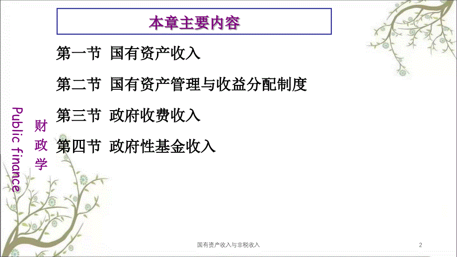 国有资产收入与非税收入课件_第2页