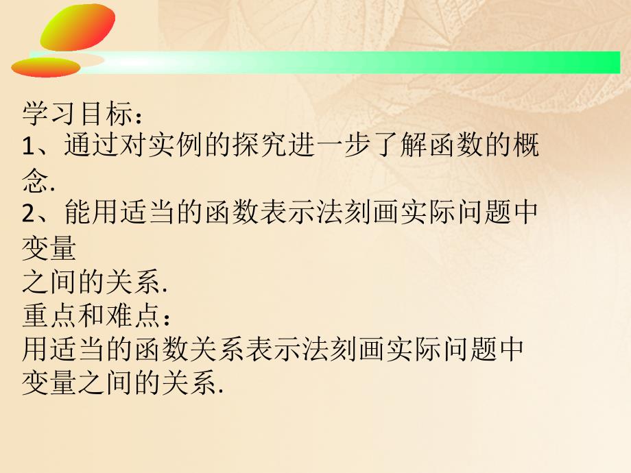 九年级数学下册5.1函数与它的表示法2课件新版青岛版_第2页