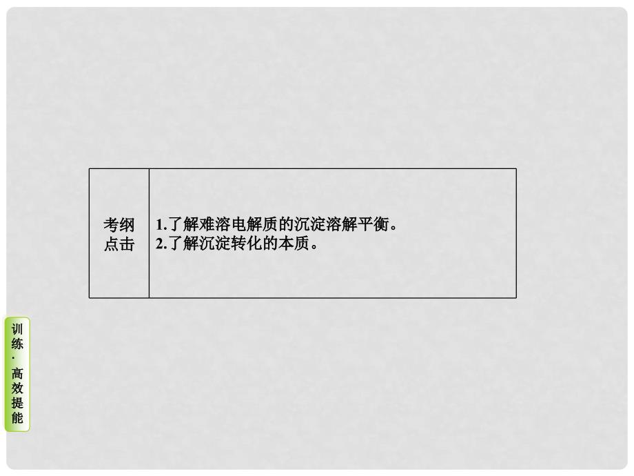 高考化学总复习 考点核心突破 8.4 难溶电解质的溶解平衡课件_第2页