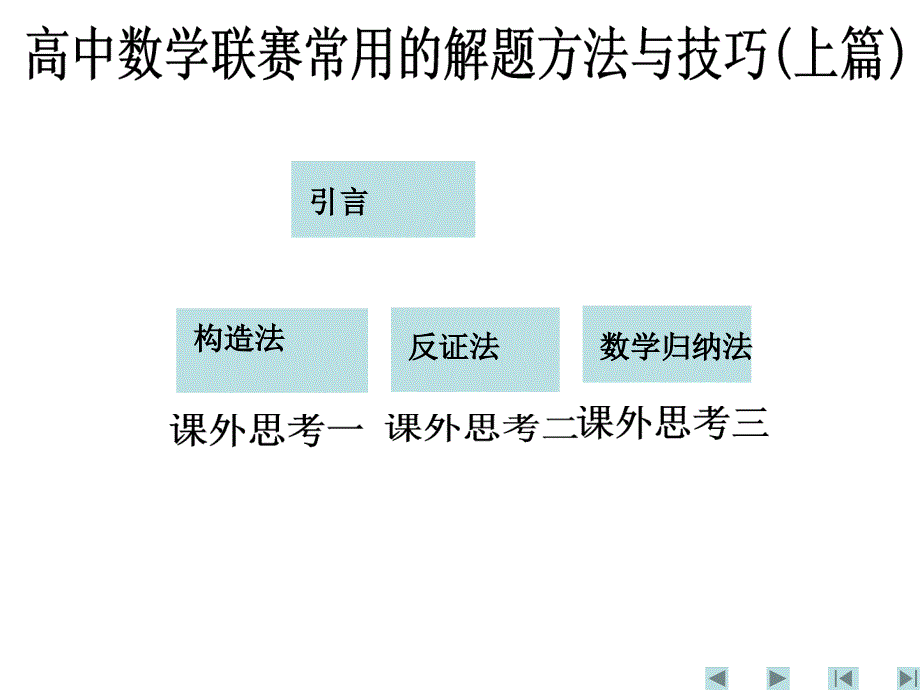 高中数学常用的解题方法与技巧.ppt_第1页