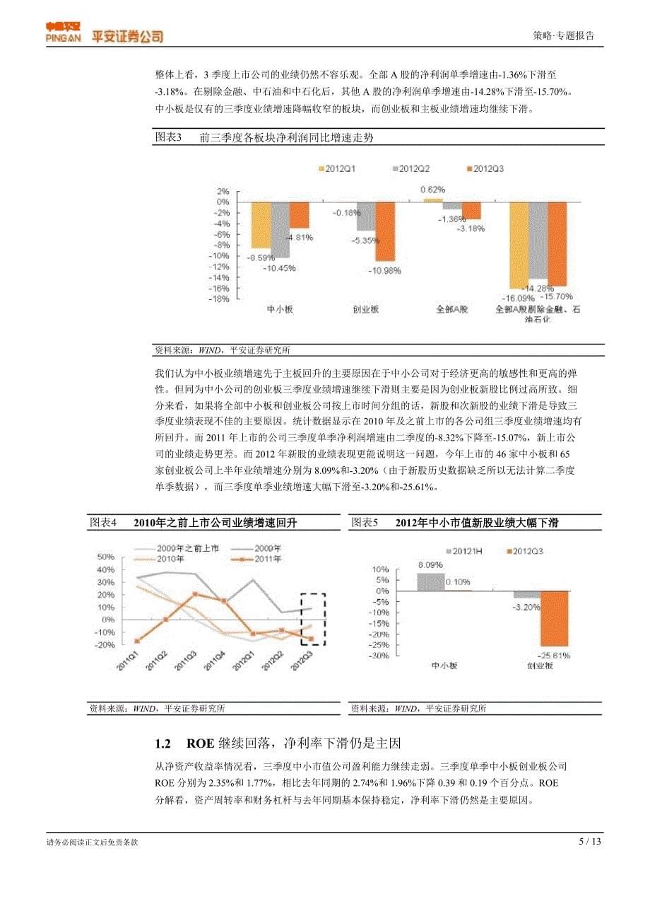 中小市值三季报统计分析：业绩增速降幅收窄创业板仍低于预期1106_第5页