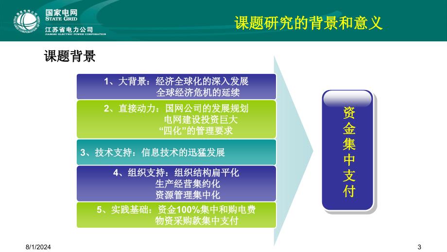 电力公司资金集中支付研究课题报告_第3页