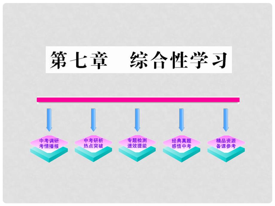 初中语文新课标全程复习 1.7 综合性学习课件（专题突破版）_第1页