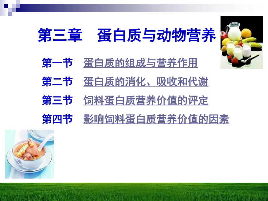 动物营养学课件：蛋白质与动物营养_第1页