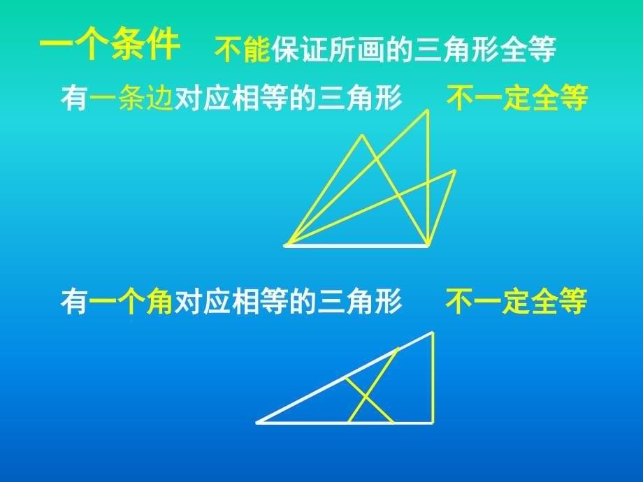 33探索三角形全等的条件1课件2_第5页