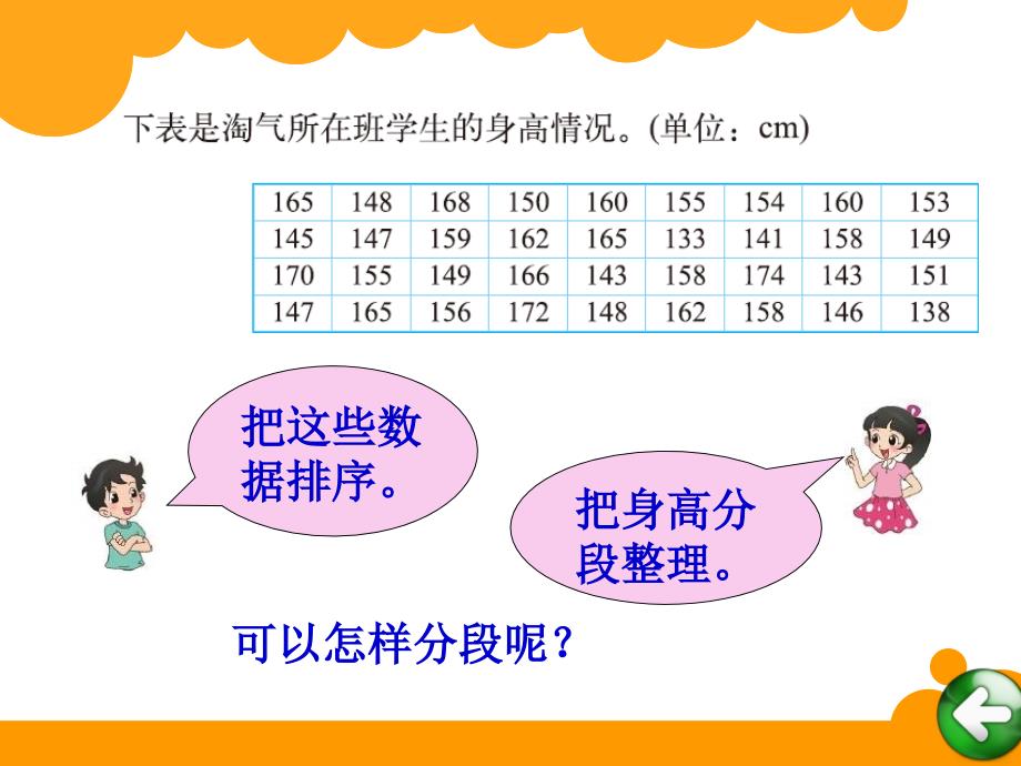 北师大版数学六年级上册第五单元身高的情况课件1_第3页