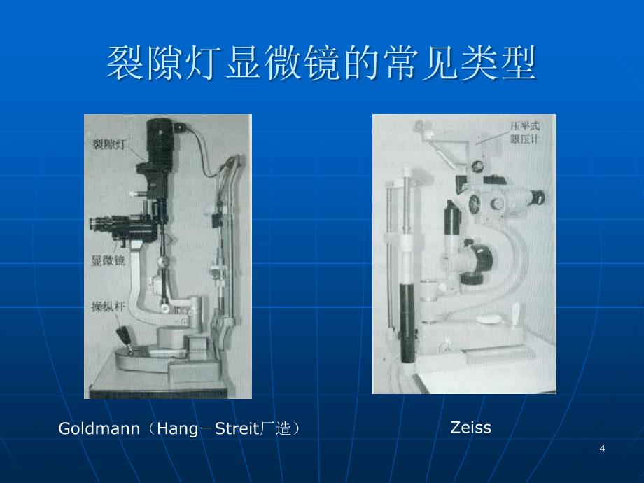 裂隙灯显微镜结构及使用ppt课件.ppt_第4页