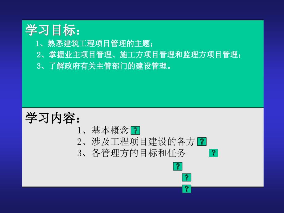 建筑工程项目管理教材_第2页