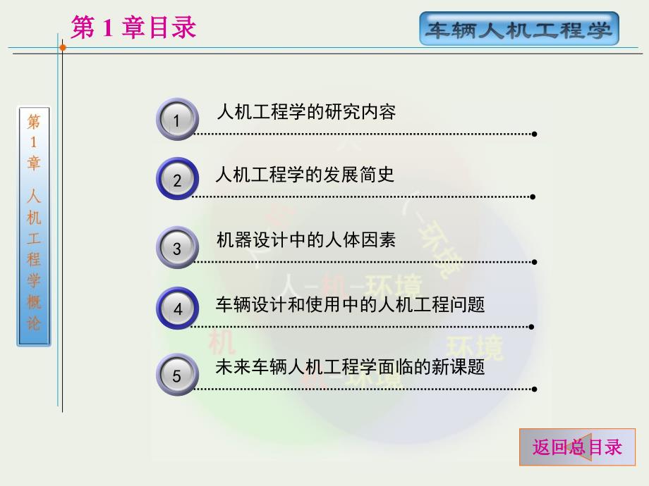 第1章人机工程学概述车辆人机工程学_第1页