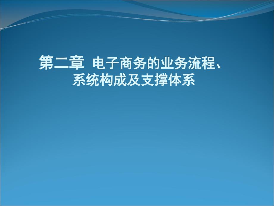 电子商务的业务流程、系统构成及支撑体系_第1页