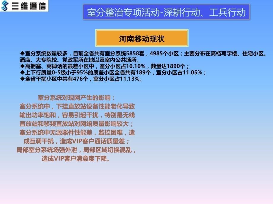 室分整治深耕行动及工兵行动培训教材_第5页