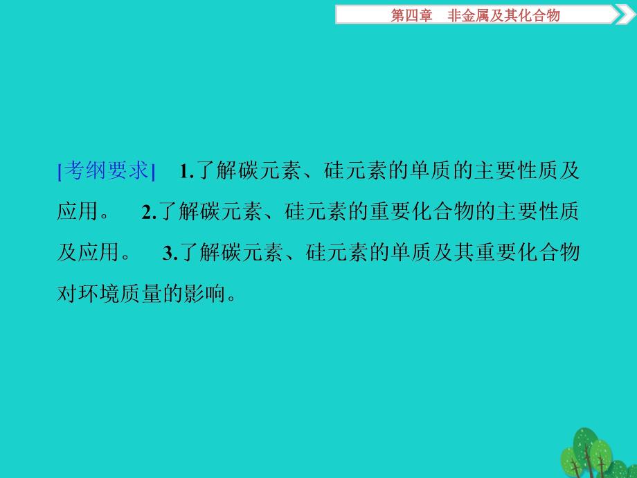 高考化学 第四章 非金属及其化合物 第12讲 碳、硅及无机非金属材料_第3页