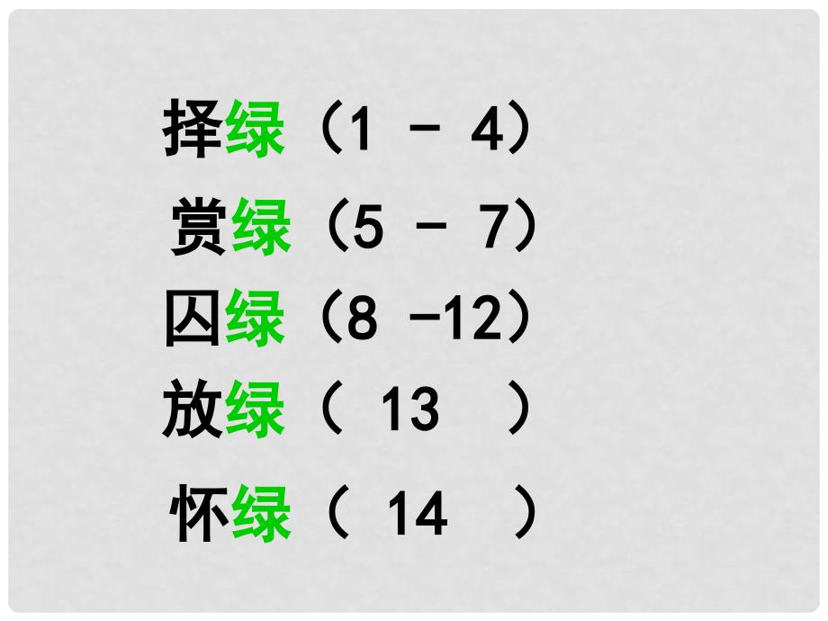 江苏省句容市后白中学九年级语文上册《囚绿记》课件_第4页