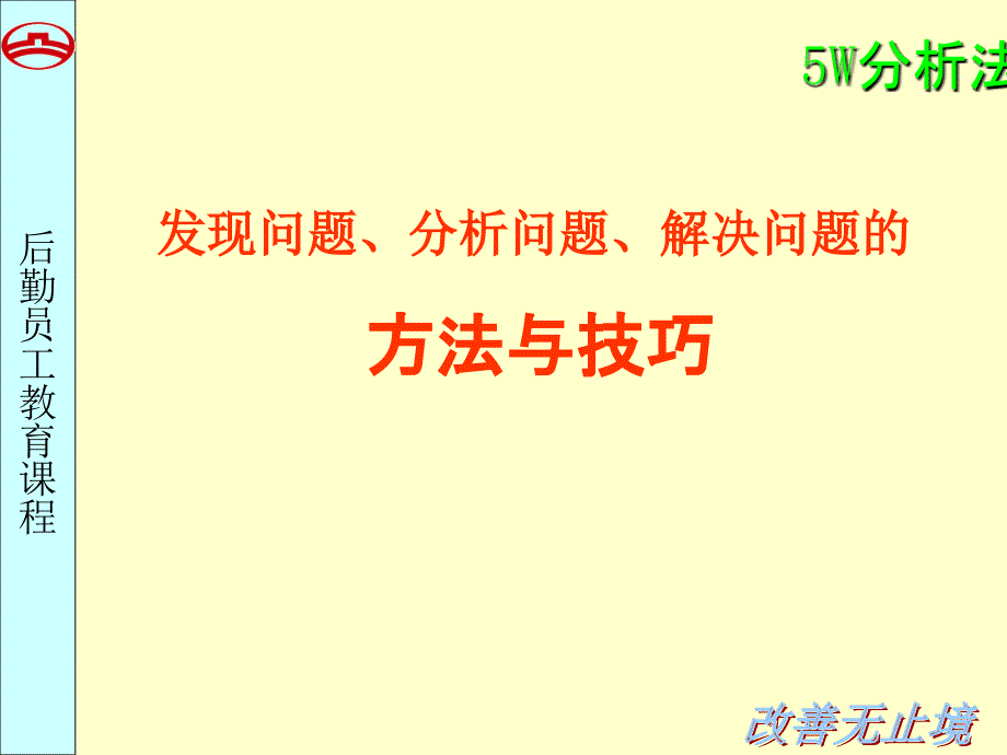 发现问题、分析问题、解决问题的方法与技巧_第1页