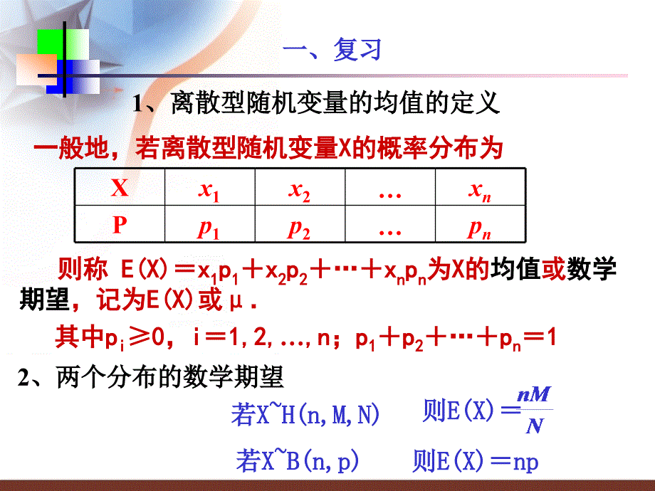 数学选修23离散型随机变量的方差_第2页