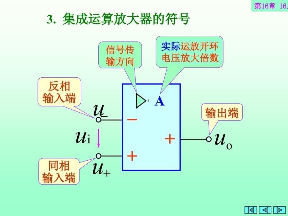 电路及电子技术(电子部分)下：第16章集成运算放大器及其应用_第5页