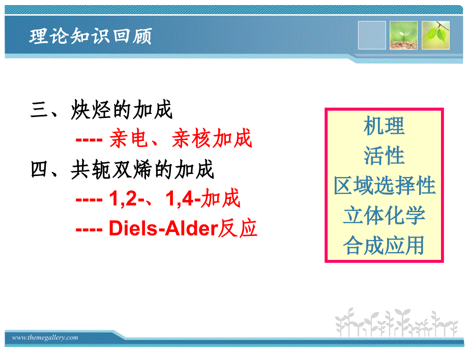 有机化学：习题课 第十章 加成反应_第3页