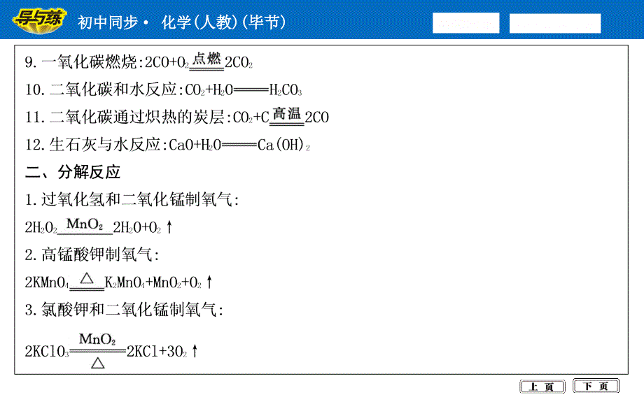 中考化学考前背记化学方程式集锦_第2页