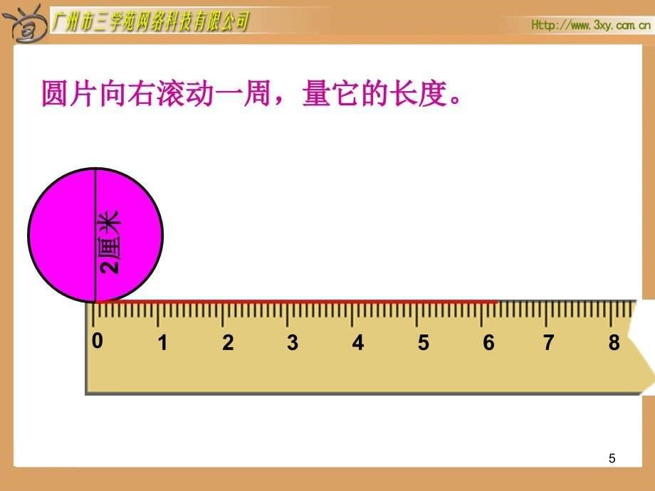 人教版六年级数学上册圆的周长课件_第5页