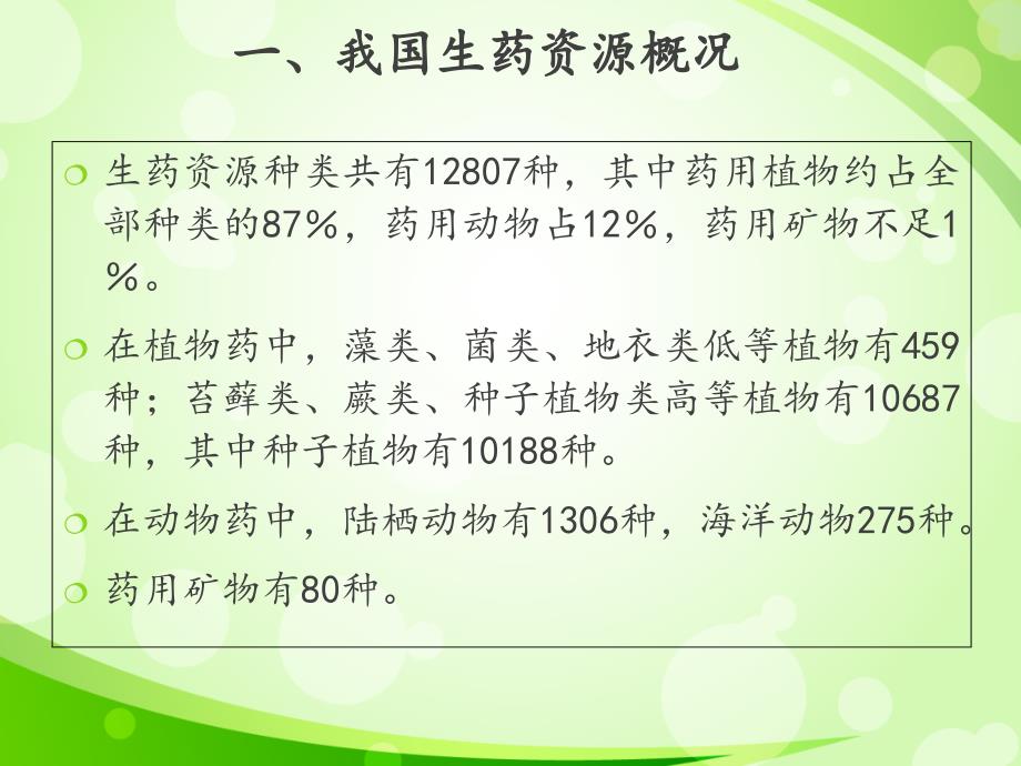 生药资源的开发利用课件_第3页