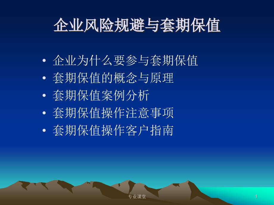 套期保值与企业风险规避修改苍松书苑_第1页