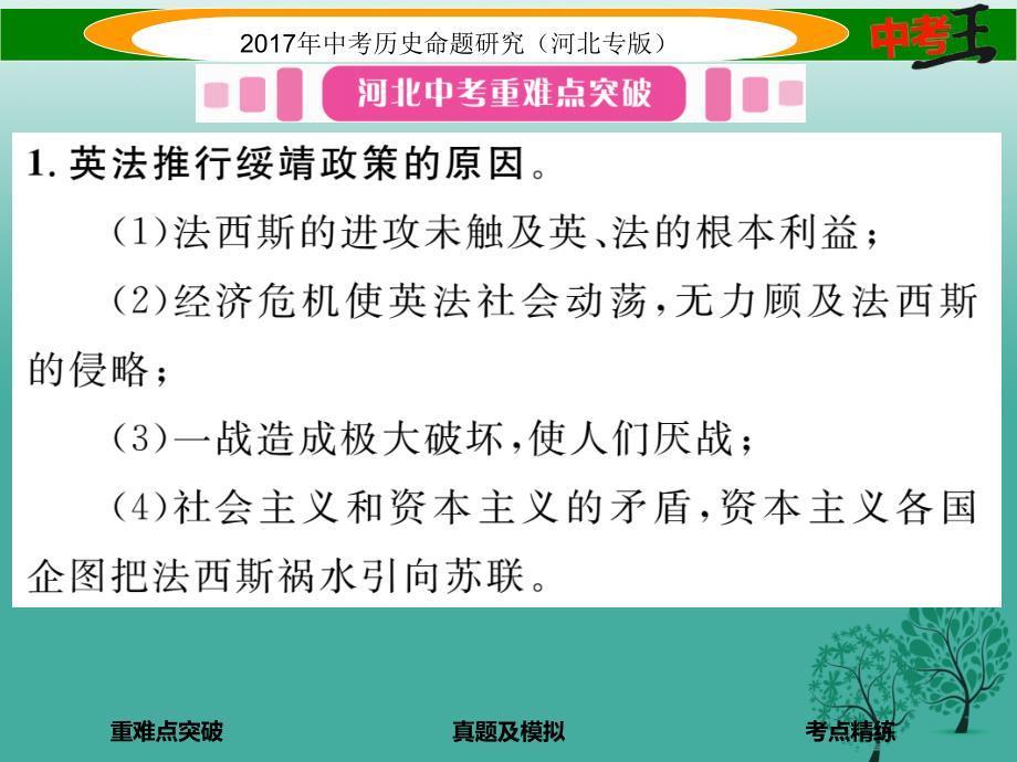 中考历史总复习 教材知识考点速查 模块四 世界现代史 第二十讲 第二次世界大战课件.ppt_第2页