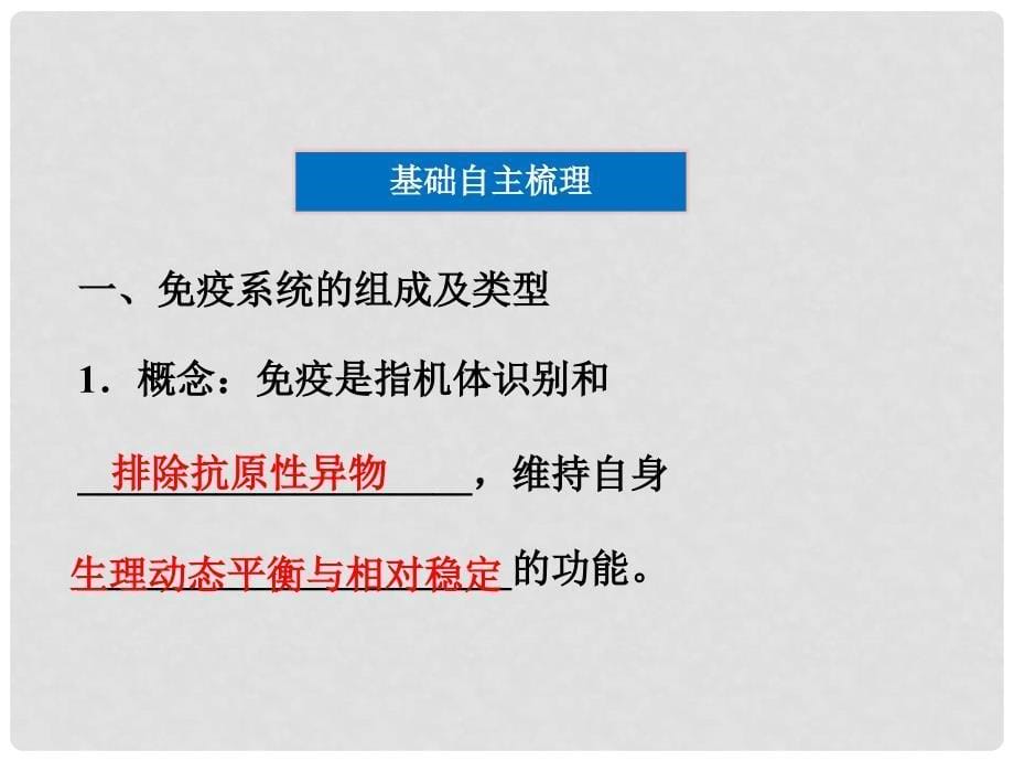 高中生物 第二章第一节 （三）免疫对人体稳态的维持、免疫失调引起的疾病课件 苏教版必修3（江苏专用）_第5页