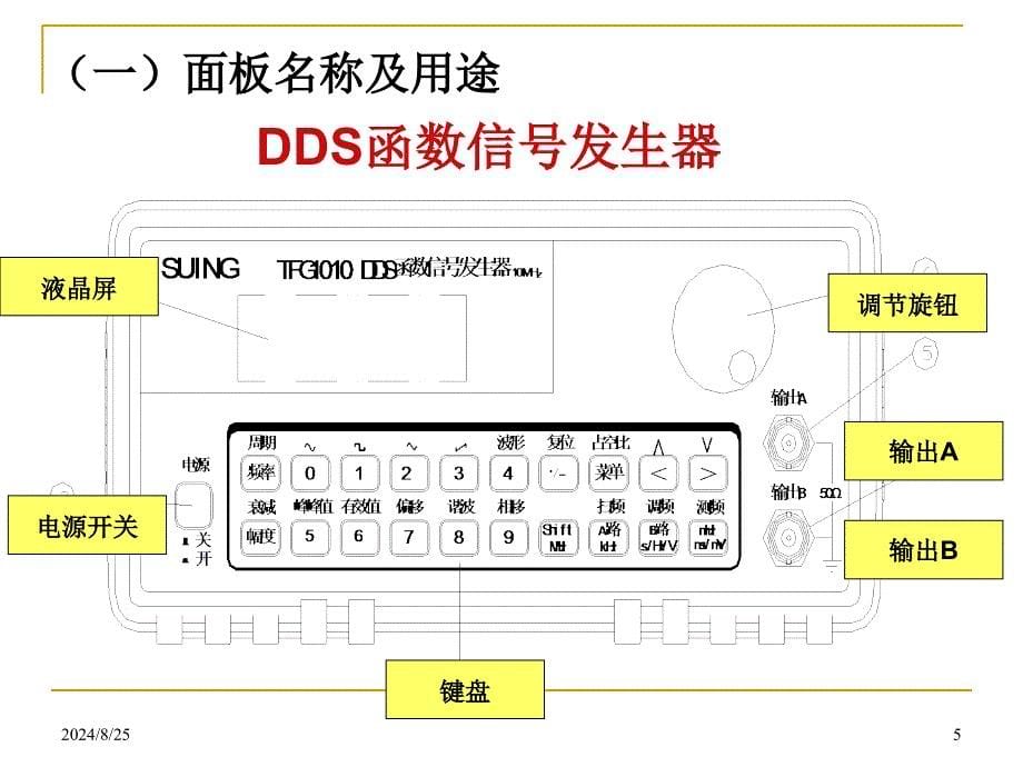 典型电信号的观察与测量_第5页