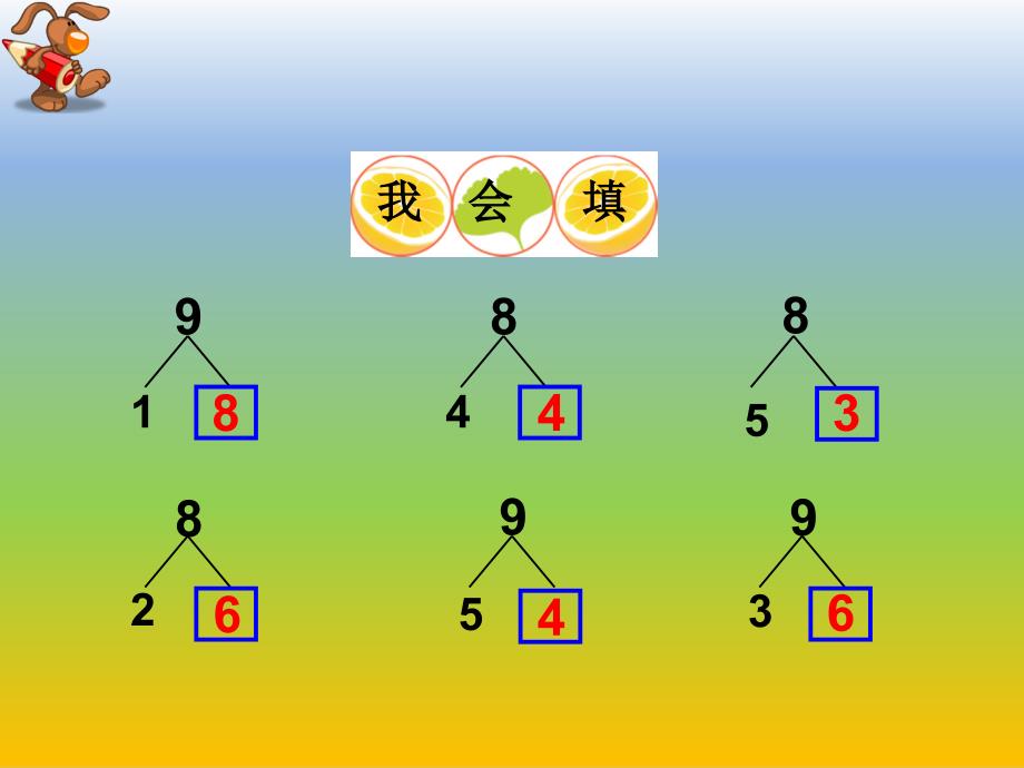 一年级上数学课件-8、9的加减法1_西师大版_第3页